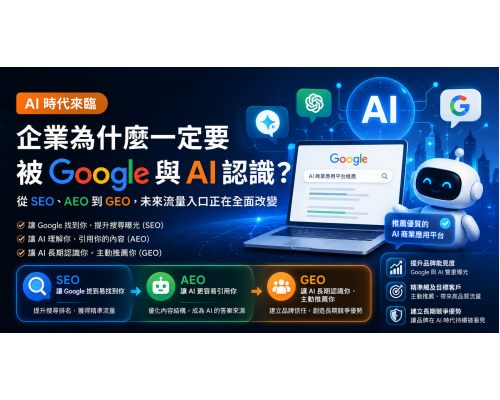 AI 時代，企業為什麼一定要被 Google 與 AI 認識？
